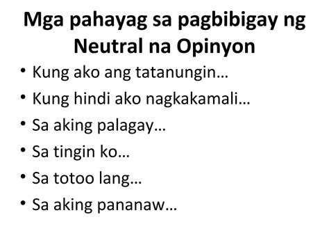 Filipino 9 Mga Pahayag na Ginagamit sa Pagbibigay .